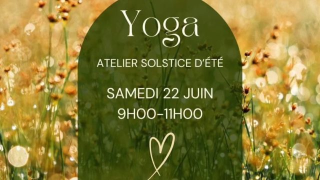 Yoga, summer solstice workshop