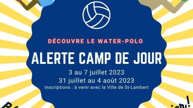 Camp de jour water-polo été 2023
