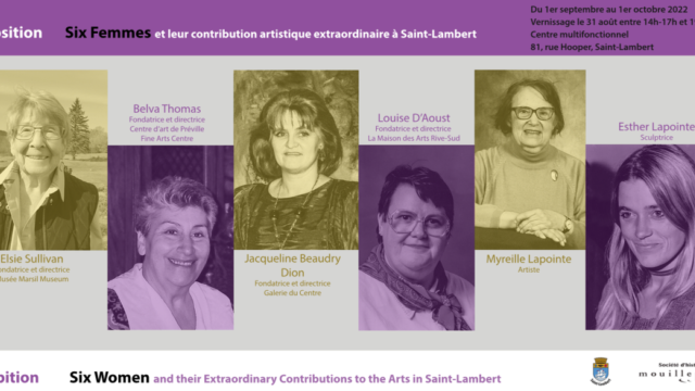 Six femmes et leur contribution artistique extraordinaire à Saint-Lambert