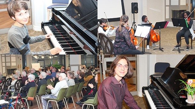 Conservatoire students in concert at the Jardins intérieurs!