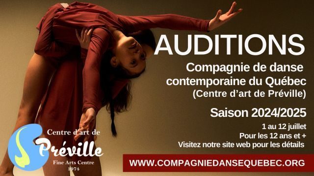 Opportunité d’audition de danse