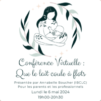 Virtual conference: ''Que le lait coule à flots''
