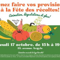 La Fête des récoltes au Marché fermier